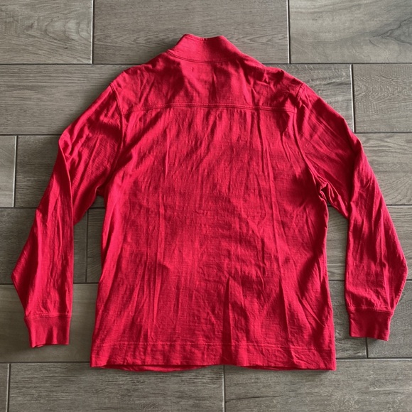 Men’s Banana Republic Mock Neck Full Zip Long Sleeve Shirt - Picture 7 of 7